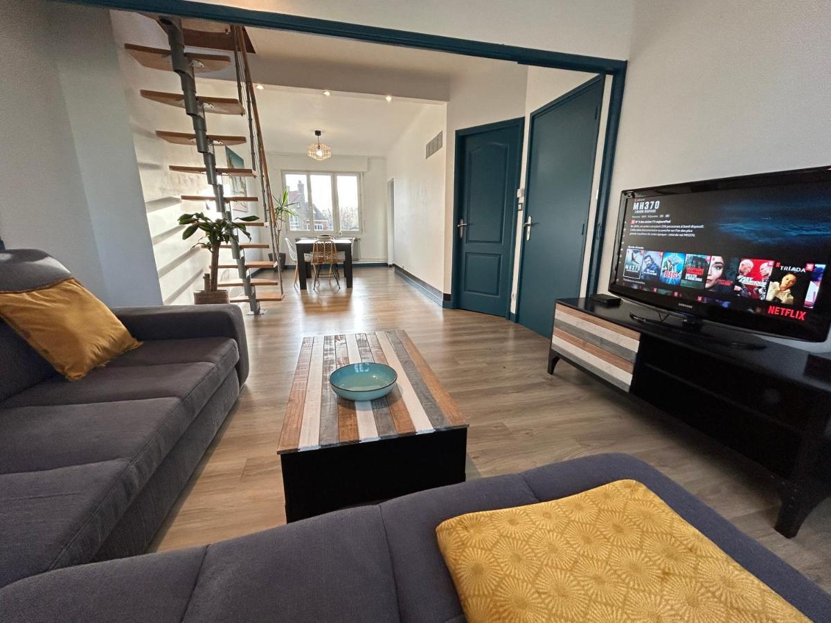 Duplex Lumineux Entre Plage Et Centre-Ville Dunkirk Exterior photo